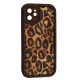 Чехол Накладка Leopard iPhone 11 Коричневая 1