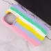 Чехол накладка Full Braided iPhone 13 Pro Max Розовая/Сиреневая