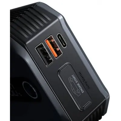 Пусковий пристрій Baseus Super Energy Max Car Jump Starter 20000 mAh Чорний Пусковий пристрій Baseus Super Energy Max Car Jump Starter 20000 mAh Чорний