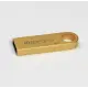 Флеш память USB 4Gb Mibrand Puma USB 2.0 Gold, Золотой