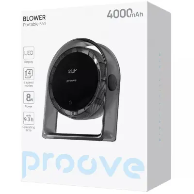 Портативний вентилятор Proove Blower сірий