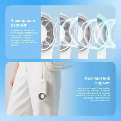 Портативний вентилятор Proove Wing синій Портативний вентилятор Proove Wing синій