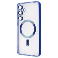 Чехол Накладка WAVE Metal MagSafe Samsung S26 Ultra (S948) Темно-синяя