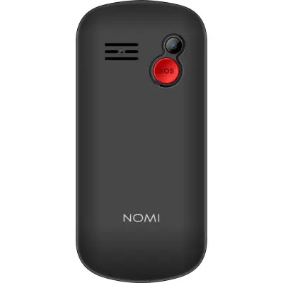 Кнопковий телефон Nomi i187 Black, чорний