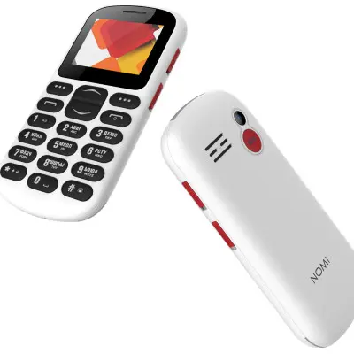 Кнопочный телефон Nomi i187 White, белый Кнопочный телефон Nomi i187 White, белый