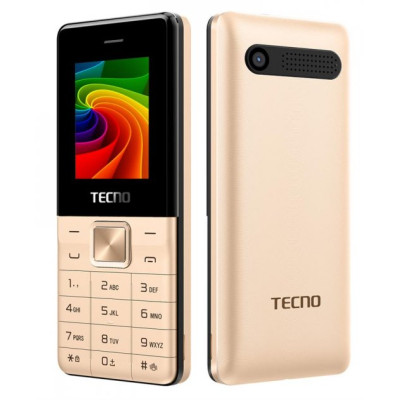 Мобильный телефон Tecno T301 Dual Sim Gold, золотой