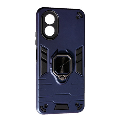 Чехол накладка Honor Defence Ring OPPO A18/ A38 Темно-синяя