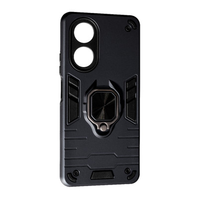 Чехол накладка Honor Defence Ring OPPO A58 Черная