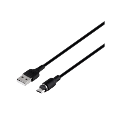 Кабель дата Hoco X52 Magnetic microUSB 1м Чорний