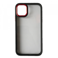 Чохол накладка Crystal Guard iPhone 11 Pro Max Чорна/червона Чохол накладка Crystal Guard iPhone 11 Pro Max Чорна/червона