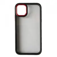 Чохол накладка Crystal Guard iPhone 11 Pro Max Чорна/червона