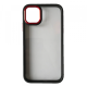 Чохол накладка Crystal Guard iPhone 11 Pro Max Чорна/червона