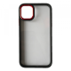 Чохол накладка Crystal Guard iPhone 13 Чорна/Червона Чохол накладка Crystal Guard iPhone 13 Чорна/Червона