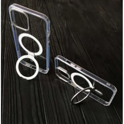 Чехол накладка Clear Guard Ring MagSafe iPhone 13 Pro Max Прозрачная