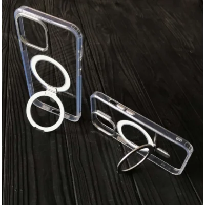 Чохол накладка Clear Guard Ring MagSafe iPhone 14 Pro Max Прозора