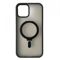 Чехол накладка Matte Guard Ring MagSafe iPhone 14 Pro Max Чёрная Чехол накладка Matte Guard Ring MagSafe iPhone 14 Pro Max Чёрная