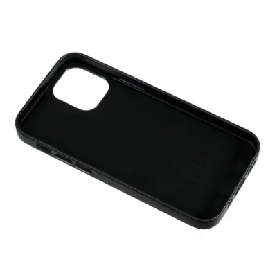 Чехол Накладка Onegif Leather iPhone 12 mini Черная Чехол Накладка Onegif Leather iPhone 12 mini Черная