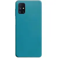 Чехол накладка Candy Samsung A047 (A04s) Синяя/ Powder Blue