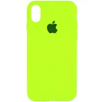 Чехол накладка HC iPhone XR Салатовая Neon Green