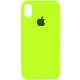 Чехол накладка HC iPhone XR Салатовая Neon Green