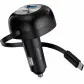 Автомобільний зарядний пристрій XO CC39 PD(USB+USB-C) (18W) + Кабель Type-C Black, Чорний