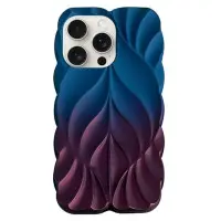 Чехол Накладка Leaf iPhone 15 Pro Max Синій/Фіолетовий