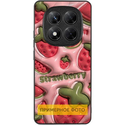 Чехол накладка Prisma Fluffie Xiaomi Redmi Note 14 Pro 4G Арбуз