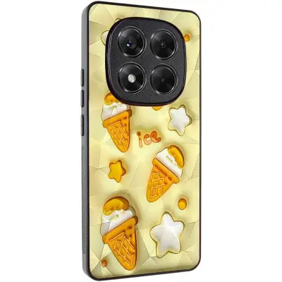 Чохол накладка Prisma Fluffie Xiaomi Redmi Note 14 Pro 4G Морозиво