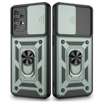 Чохол Накладка Serge Ring Camshield Samsung A525 (A52) Зелена