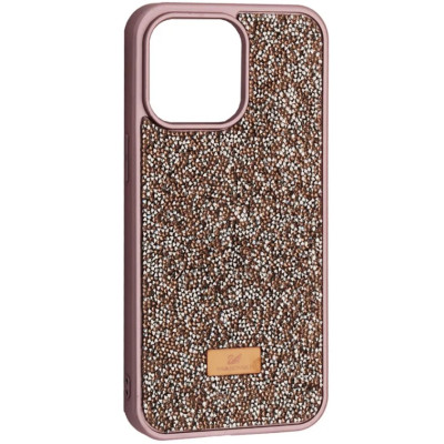 Чохол Накладка Swarovski Diamond iPhone 13 Рожеве золото