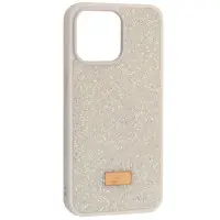 Чехол Накладка Swarovski Diamond iPhone 13 Белая