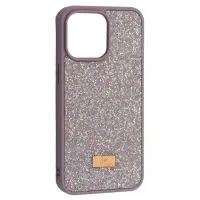 Чохол Накладка Swarovski Diamond iPhone 14 Pro Бузок