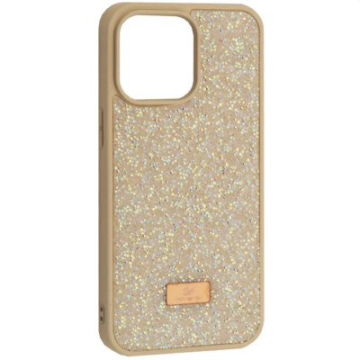 Чохол Накладка Swarovski Diamond iPhone 16 Pro Кремова