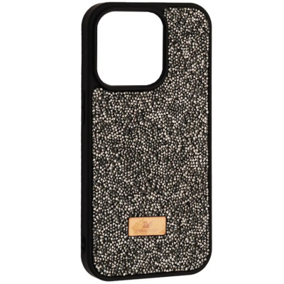 Чохол Накладка Swarovski Diamond iPhone 16 Pro Max Titanium Grey