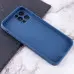 Чехол накладка Full Frosted iPhone 12 Pro Max Темно синяя