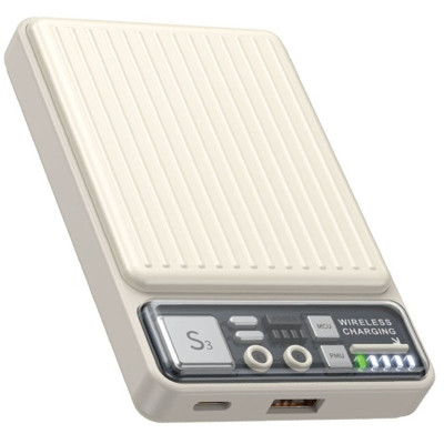 Універсальна мобільна батарея Повербанк Hoco Q18 PD22.5W с БЗП 10000mAh Білий