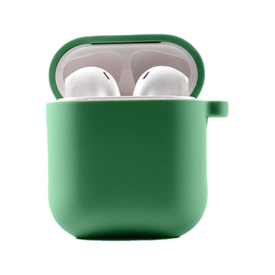 Чохол для навушників AirPods 1/2 Microfiber Зелений/ Spearmint