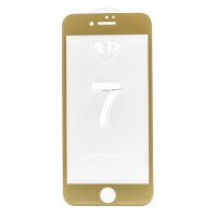 Захисне скло на телефон iPhone 7/8 3D Золоте Захисне скло на телефон iPhone 7/8 3D Золоте