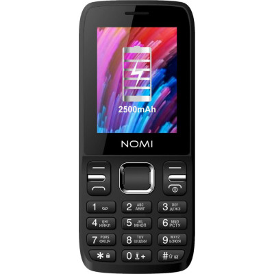Мобильный телефон Nomi i2430 Black, черный
