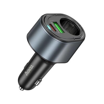Автомобильное зарядное устройство HOCO Z56 Friend PD35W+QC3.0 cigarette lighter Черный