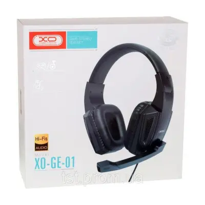 HF Наушники PC XO GE-01 Черные