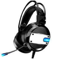 Накладные игровые наушники-гарнитура с микрофоном PC XO GE-02 Black, Черные