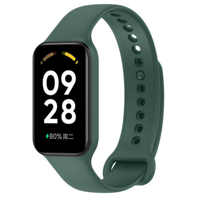 Ремешок Mi Smart Band 8 Active/Redmi Smart Band 2 Темно-зеленый