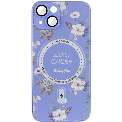 Чехол накладка Secret Garden with MagSafe iPhone 13 Сирень