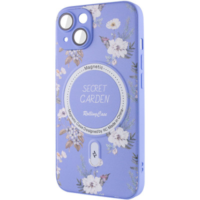 Чехол накладка Secret Garden with MagSafe iPhone 13 Сирень