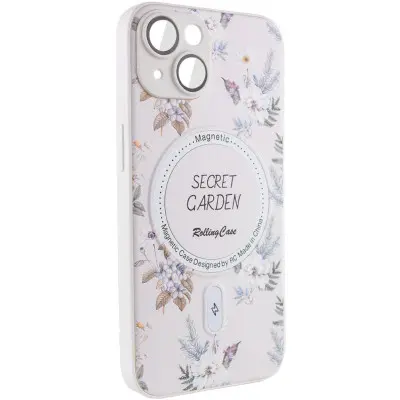 Чохол накладка Secret Garden with MagSafe iPhone 13 Біла