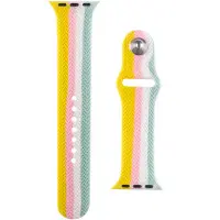 Ремінець Apple Watch 38мм Braided Желтый/Бирюзовый Ремінець Apple Watch 38мм Braided Желтый/Бирюзовый