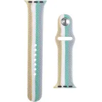 Ремінець Apple Watch 38мм Braided Бежевый/Серый