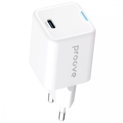 Мережевий зарядний пристрій Proove Pocket GAN 25W Type-C White, Білий