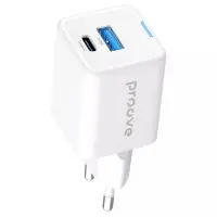 Сетевое зарядное устройство Proove Pocket GAN 25W (Type-c+USB) White, Белый